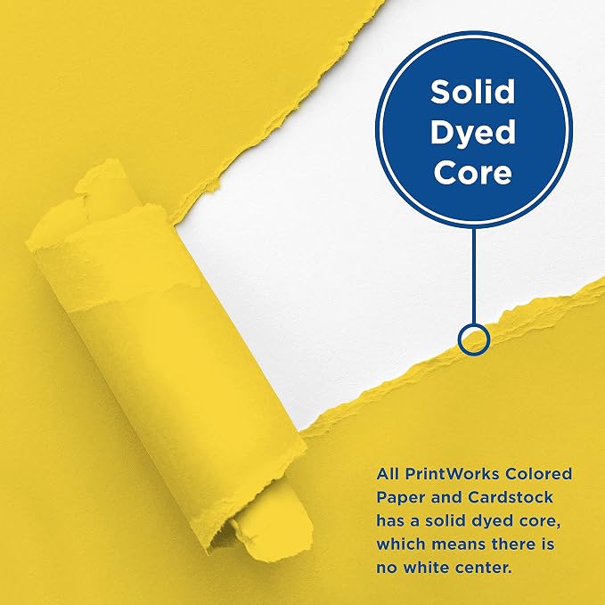 Printworks Neon Colored Paper, 24 lb, 5 Assorted Florescent Colors, FSC Certified, 100 Sheets, 8.5 x 11 Inch (00579), Single (Pack of 2)