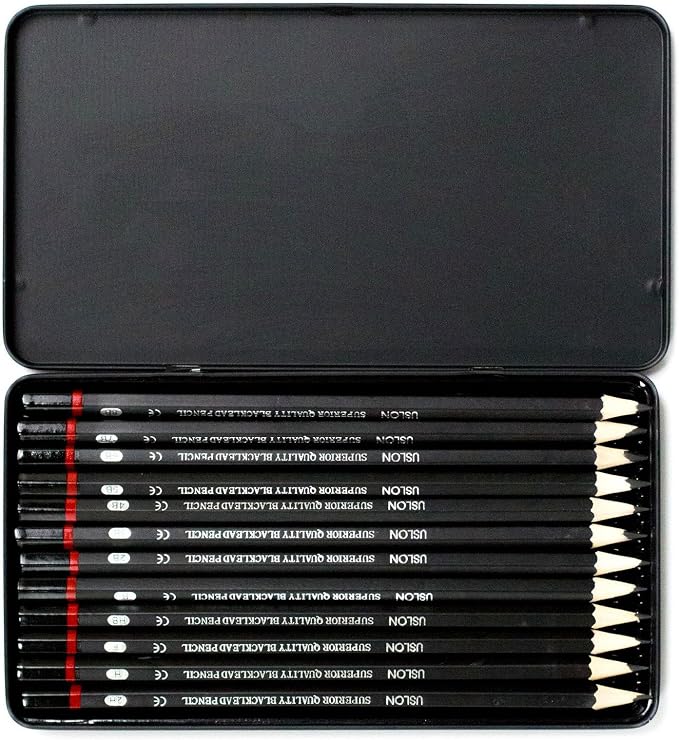 Professional Sketch pencils Drawing pencils set for Kids and Adults,Art sketching pencils for Artists Beginner(8B-2H).(24-Count)