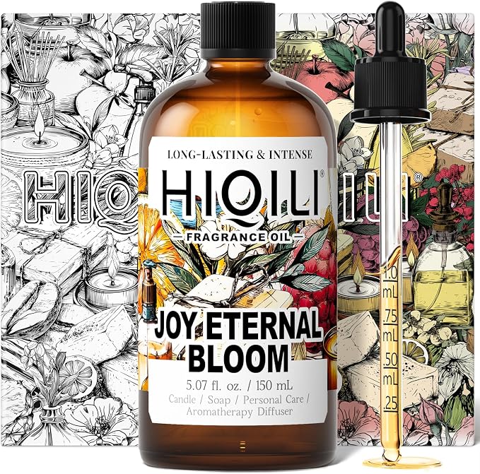 HIQILI Joy Eternal Bloom Fragrance Oil for Diffuser, Candle & Soap