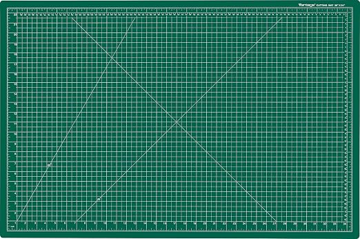 Dahle Vantage 10473 Premium Self-Healing Cutting Mat, 24"x36", 1/2" Grid, 5 Layers for Max Healing, Perfect for Crafts & Sewing, Green