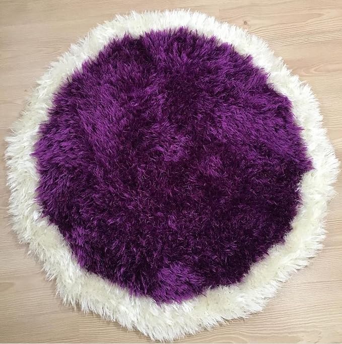 Eyelash Fun Fur Yarn Premium 100% Polyester 164 Yds (150 Mt), 3.53 Oz (100 Gr) Colorful Crochet Yarn Dıy Hand Knitting (Purple, 3 Skein)