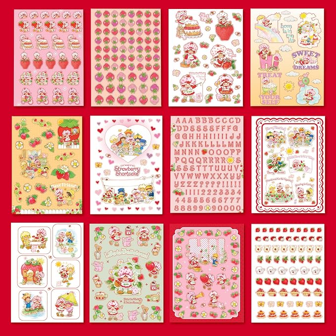 Horizon Group USA Sticker Book, Strawberry Shortcake, 1000+ Stickers