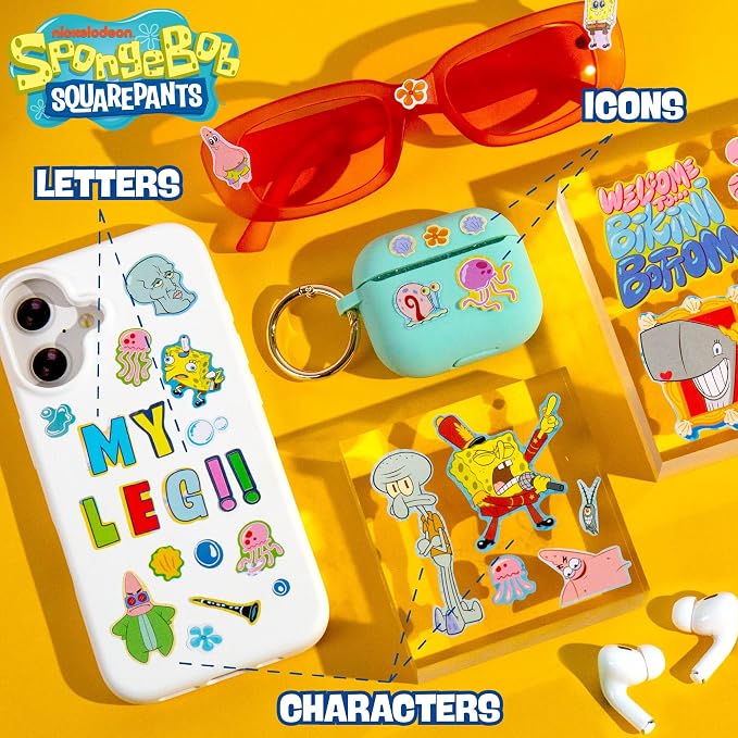 Horizon Group USA Sticker Book, Spongebob Squarepants, 2000+ Stickers