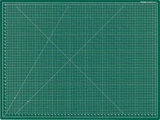 Dahle Vantage 10474 Premium Self-Healing Cutting Mat, 36"x48", 1/2" Grid, 5 Layers for Max Healing, Perfect for Crafts & Sewing, Green