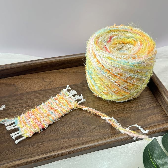 Artisanal Yarn Fancy Yarn Multifiber Blended Yarn Novelty Colorful Soft