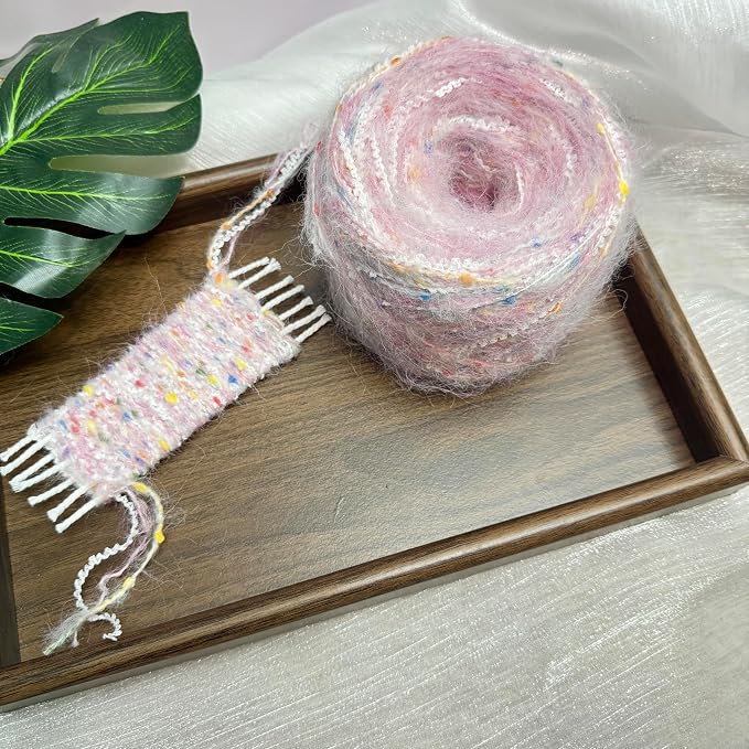 Artisanal Yarn Fancy Yarn Multifiber Blended Yarn Novelty Colorful Soft