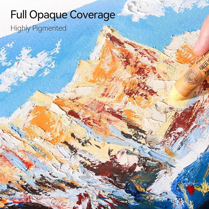 Paul Rubens Oil Pastels, 132 Colors Oil Pastels for Artists and Beginners