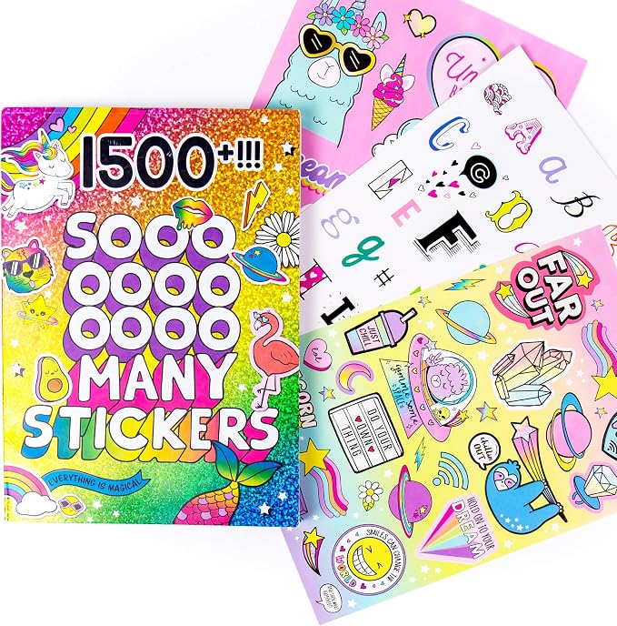 Horizon Group USA Sticker Book, Just My Style, 1000+ Stickers