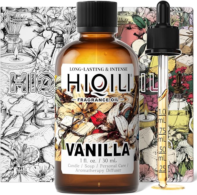 HIQILI Vanilla Fragrance Oil for Body Spray - 1 Fl Oz