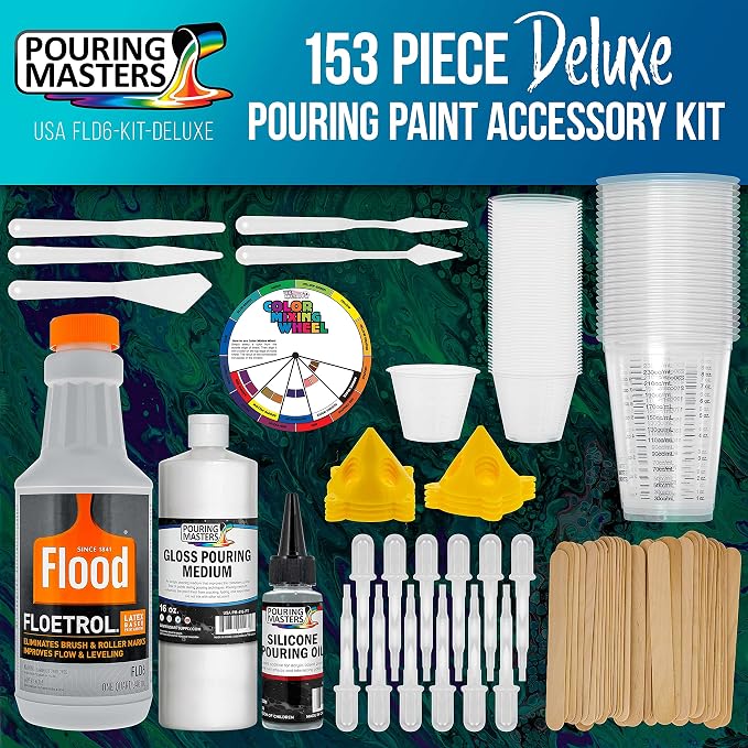 U.S. Art Supply - 1 Quart Floetrol Additive Pouring Supply Paint Medium