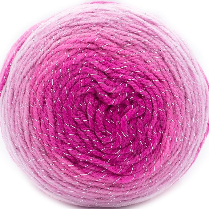 Lion Brand Yarn Mandala Sparkle Yarn, Aries