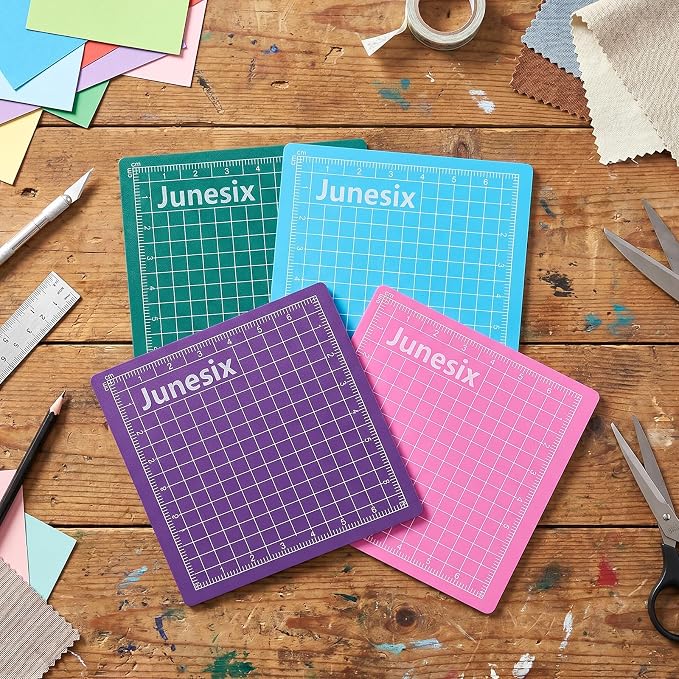 4Pcs Small Cutting Mat, Self Healing Craft Mat