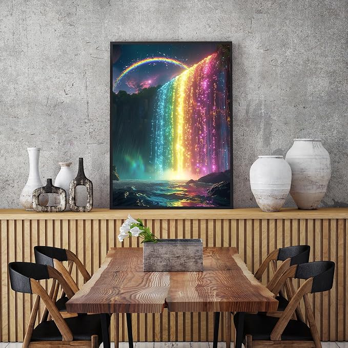 Waterfall Diamond Art Kits for Adults, 5D Diamond Painting Kits for Adults