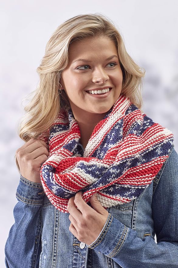 Red Heart E305.4923 Ombre Yarn, Hickory