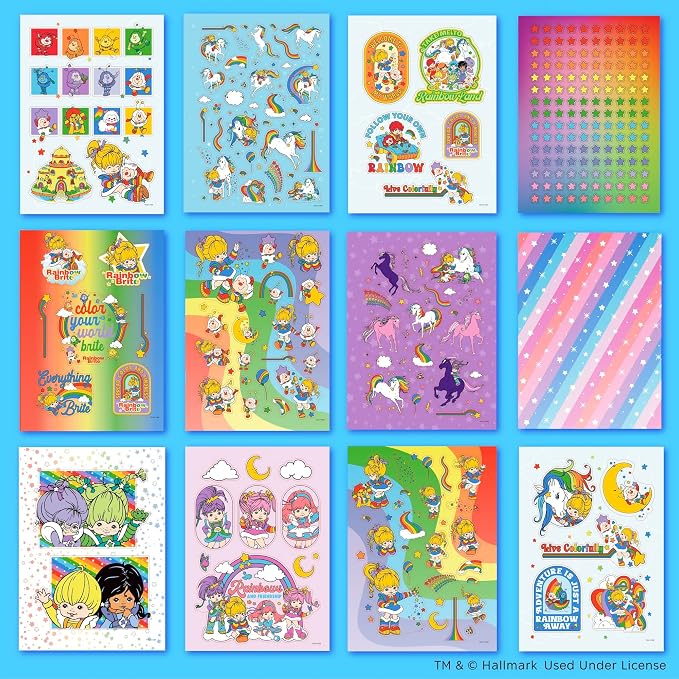 Horizon Group USA Sticker Book, Rainbow Brite, 1500+ Stickers