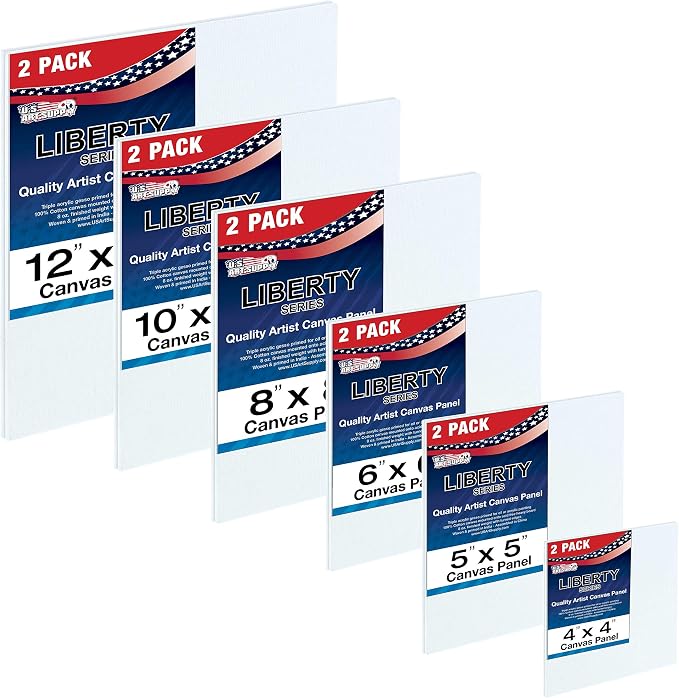 U.S. Art Supply Square Variety Assortment Professional Artist Quality