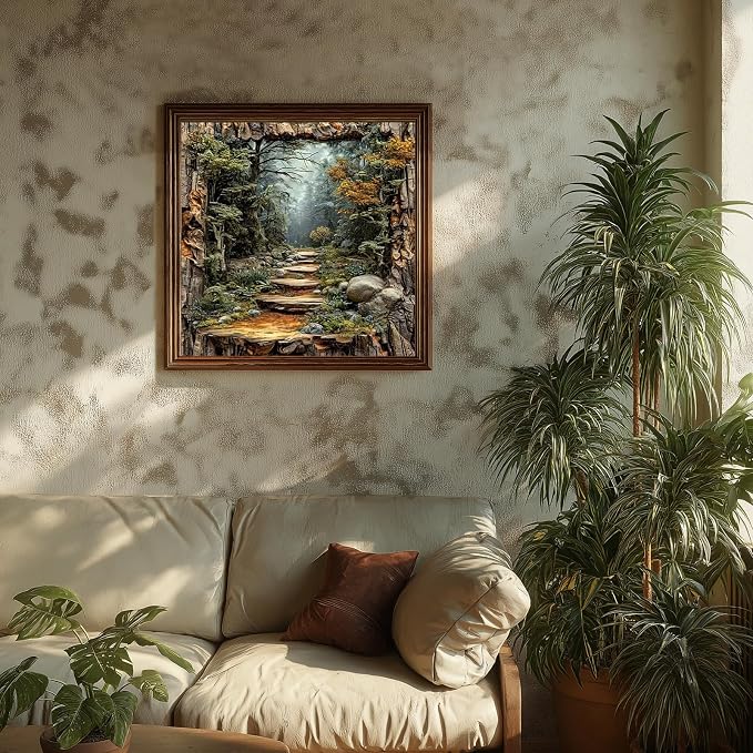 Paint by Numbers for Adults Forest, Paint by Numbers Kit for Adults 16x20in