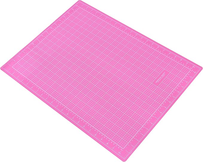 Pink Double-Sided Self-Healing Cutting Mat-18"X24"