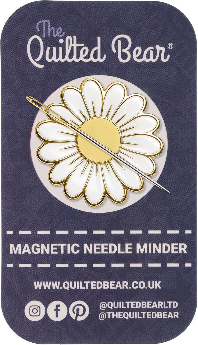 The Quilted Bear Magnetic Needle Minder, Daisy