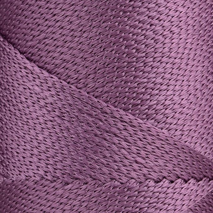 S Sensy 2mm - Premium Polypropylene Macrame Cord, 5 Skein Plum, 252 Yards