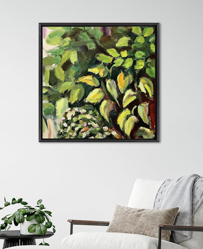 Kate and Laurel Sylvie Blank Framed Canvas Wall Art, 30x30 Black, Modern Empty Canvas for Paint-Your-Own Art, Premium Canvas Already Framed