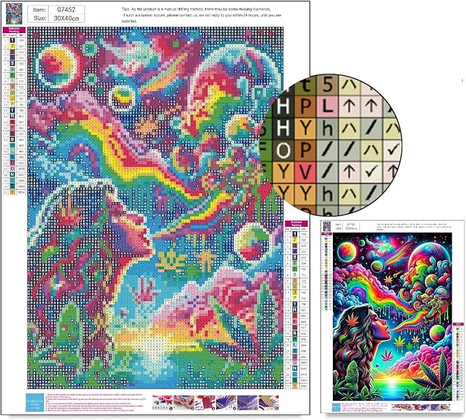 askkqtx Starry Rainbow Diamond Art Kits for Adults Beginners 12X16 Inch