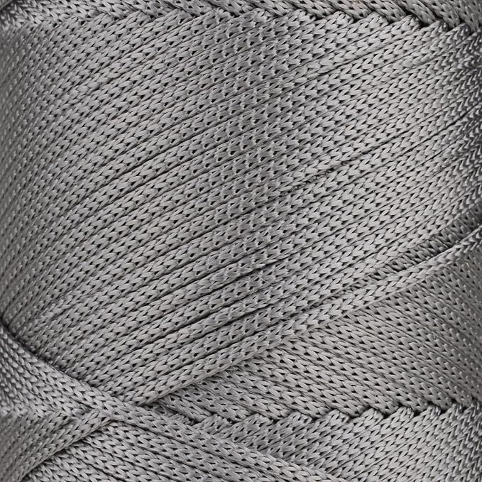 S Sensy 2mm - Premium Polypropylene Macrame Cord, 10 Skein Gray, 252 Yards