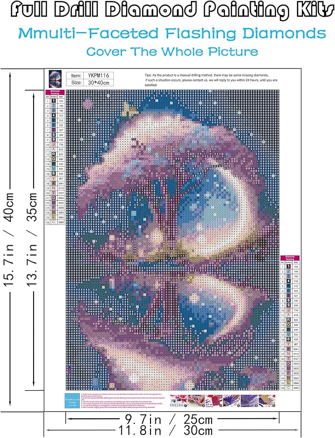 Diamond Art Kits for Adults, Tree of Life Diamond Painting Kits for Adults