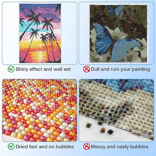 VansyLife Updated Diamond Painting Sealer with Silicone Brush