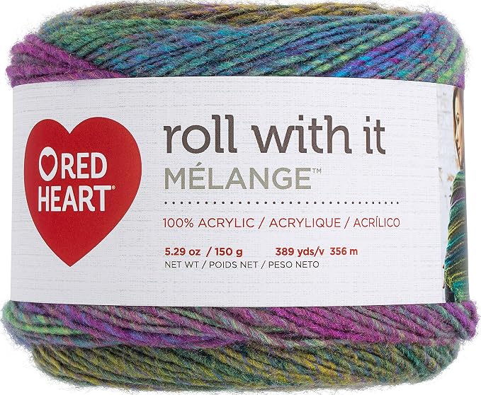 Red Heart Roll with it Melange Catwalk