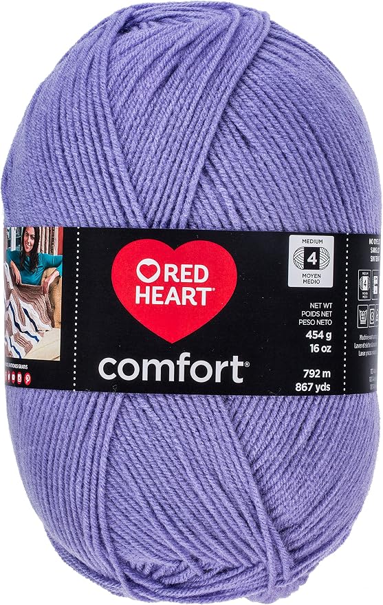 RED Heart E707D.3224 Comfort Yarn, Periwinkle