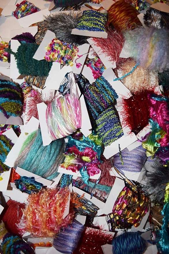 100 Yards 10 Colors Novelty Yarn Grab Bag for Scrapbooking, Fiber Art, Knit/Crochet, Felting, Jewelry Making