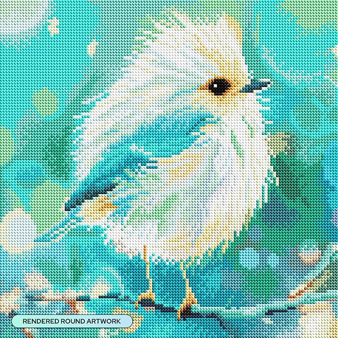DIAMOND ART CLUB Good Morning - Bird Diamond Art Kits for Adults