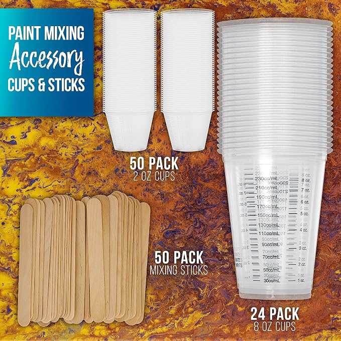 U.S. Art Supply - 1 Quart Floetrol Additive Pouring Supply Paint Medium