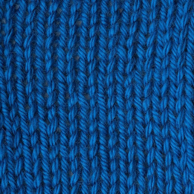 Caron H970039767 Simply Soft Solids Yarn, 6oz, Gauge 4 Medium, 100% acrylic - Royal Blue - Machine Wash & Dry
